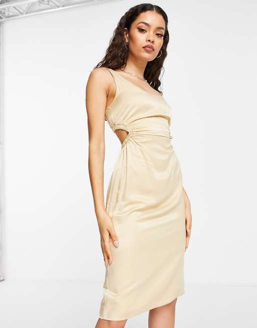 Robe outlet satin creme