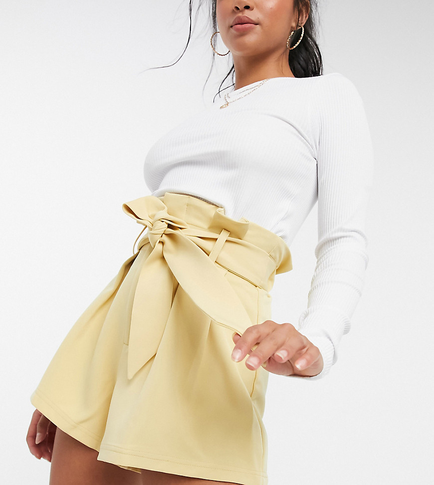 4th + Reckless Petite tailored short co ord in yellow