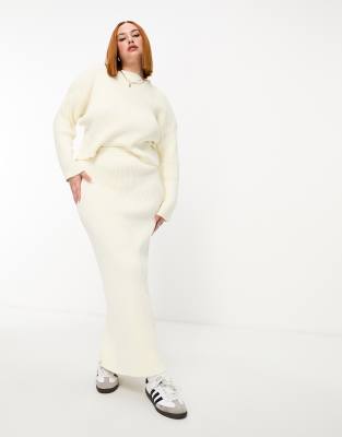 Jupe Longue Zara En Maille Crème - Taille M - Neuve Avec Étiquettes