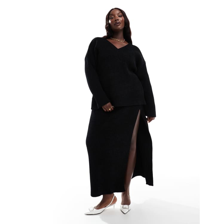 スカート RONRON STAR PATTERN BANDING KNIT LONG SKIRT NAVY RR25ASK4565 STAR PATTERN BANDING KNIT LONG SKIRT NAVY - RONRON 론론
