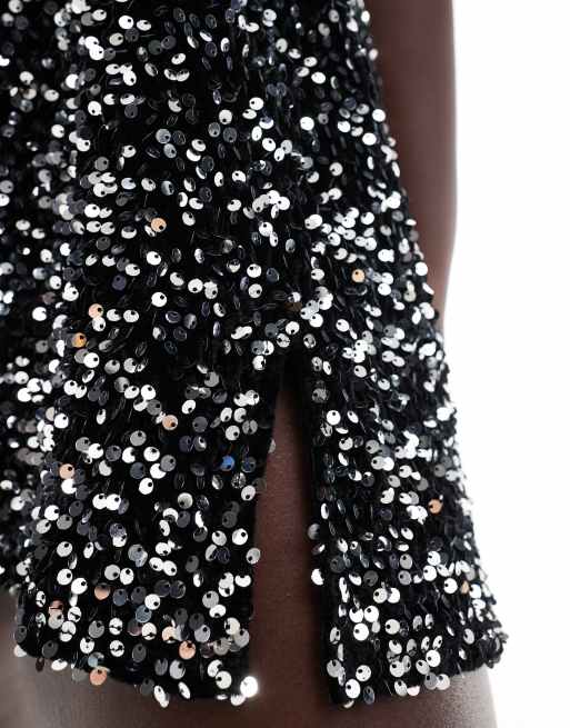 Zara sequin t shirt dress hotsell