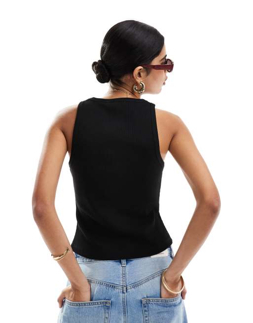 即日発送ブラックLindsay logo tops andmary andmary Lindsay logo tops ブラック - メルカリ