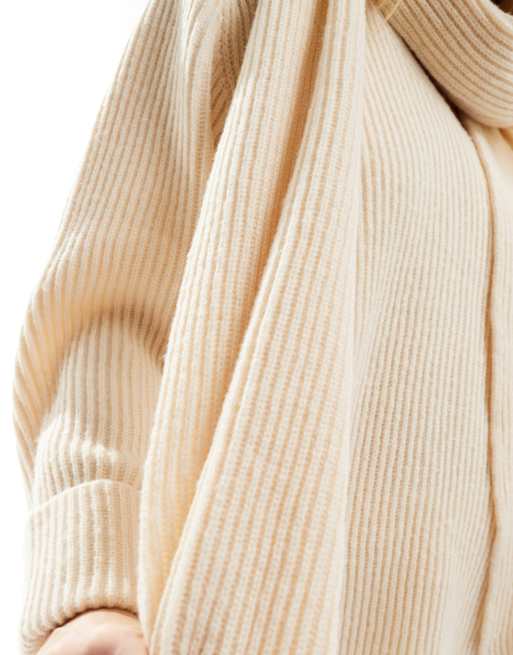 4th & Reckless - Remy - Maglione bianco sporco in coordinato, 2 di 4
