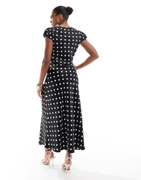 Polka Dot Dresses | Black & White Polka Dot Dresses | ASOS