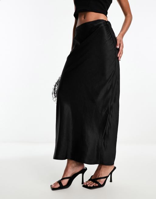 スカート AVANDRESS Karin Slit Maxi Long Skirt BLACK AD43SK12BK MUSINSA | AVANDRESS Karin Slit Maxi Long Skirt BLACK