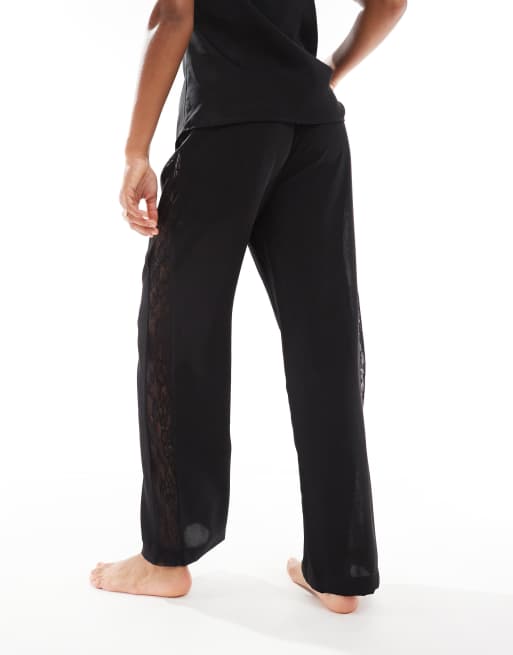● AEAE ● Pajama Lounge Pants ★25SS Amazon.com: FEQO 2 Pack Women's Lounge Pants Wide Leg Yoga