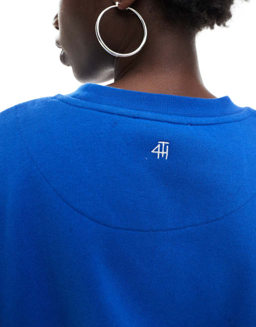 【U LAN】Rio Embroidery Oversized Fit Sweatshirt Rio Embroidery Oversized Fit Sweatshirt - ULAN | 60% - Asian