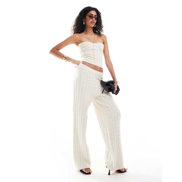 Asos Zopfmuster Strick Hose Und Pullover Adidas Originals Cable