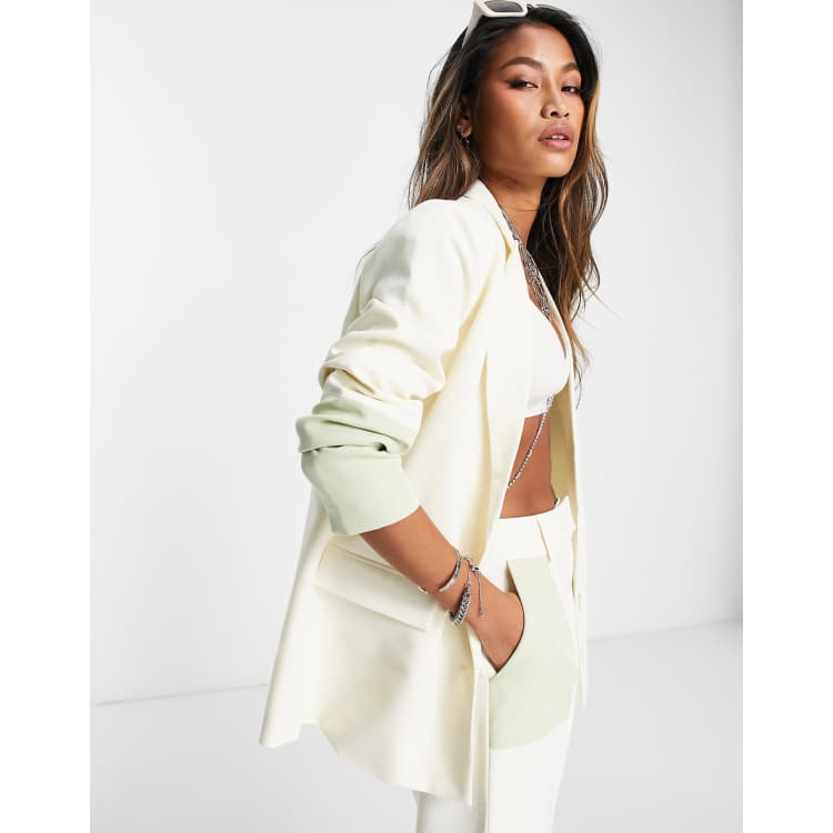 Topshop outlet colorblock blazer