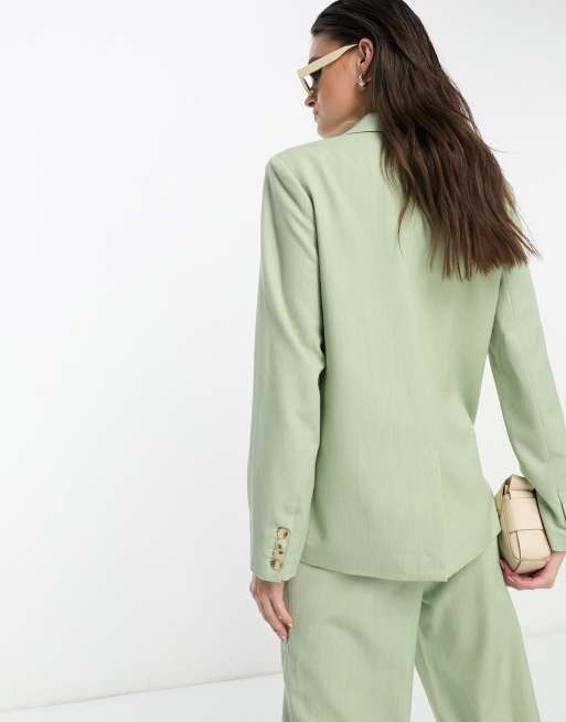 4th & Reckless oversized tailored blazer in mint - part of a set