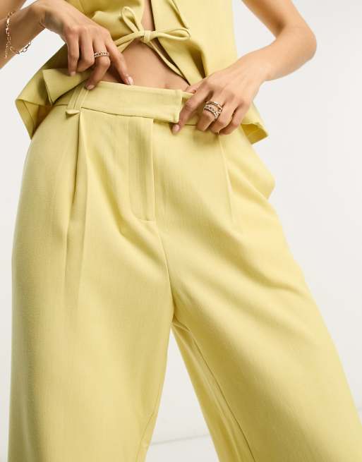 ASOS Highwaist Yellow PANTS