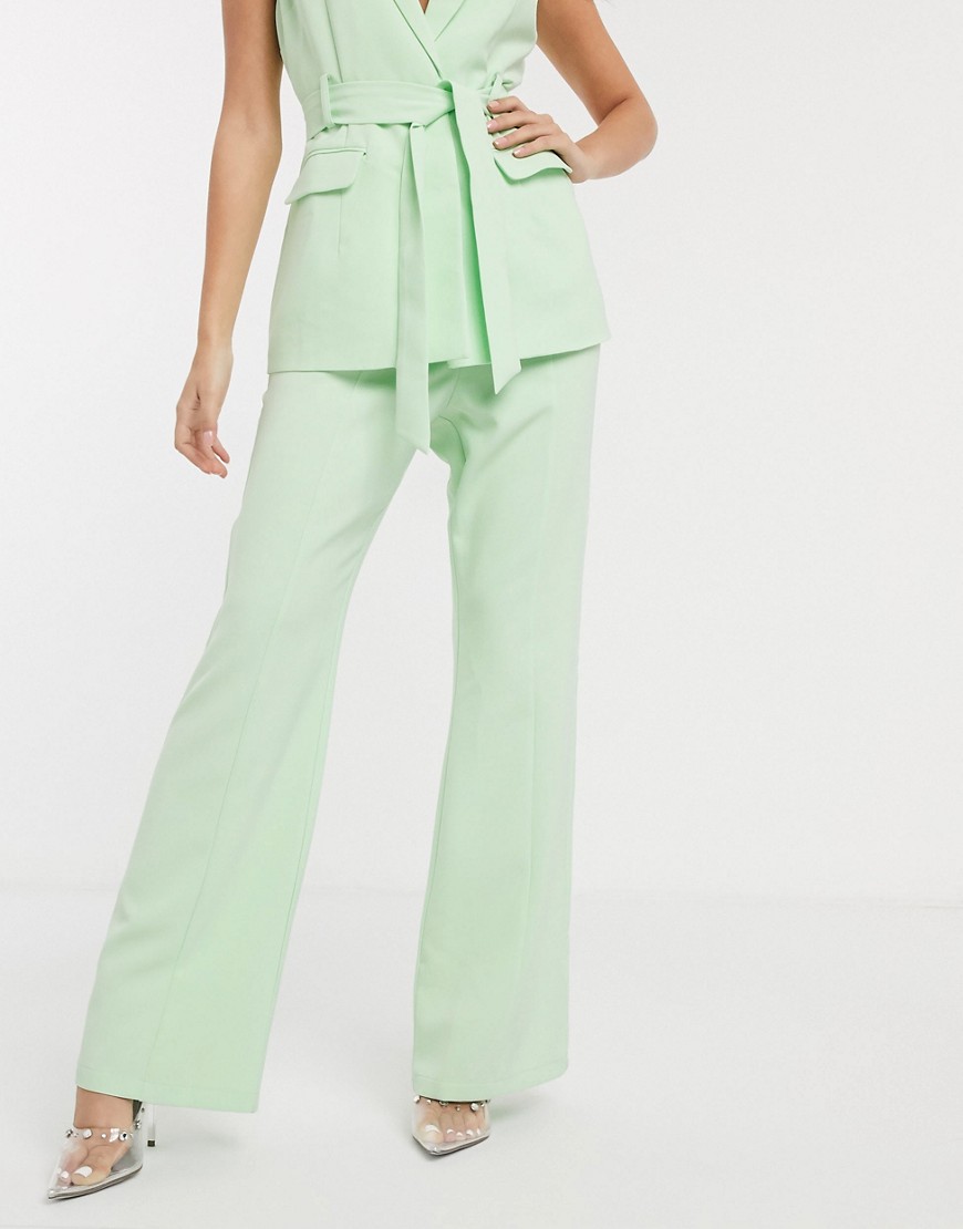 4th + Reckless tailored trouser in mint-Green