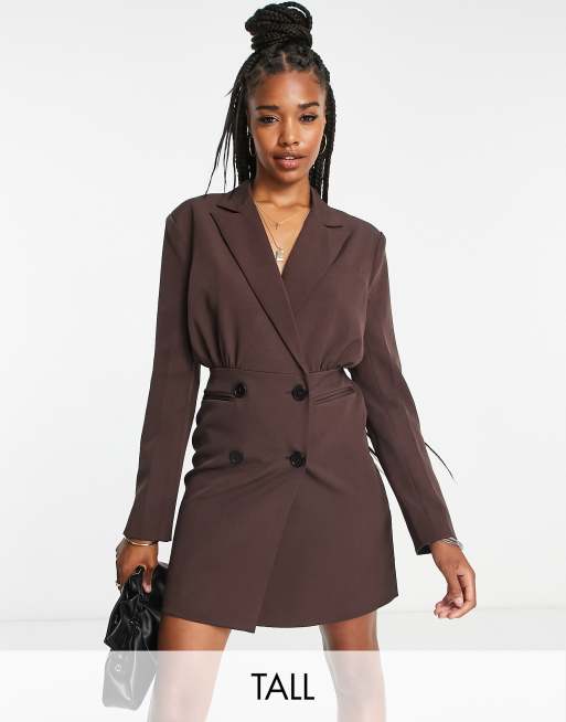 Chocolate 2025 blazer dress