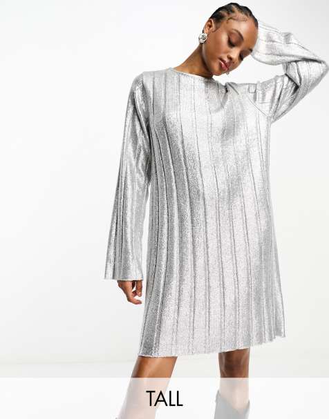 Metallic on sale party dresses