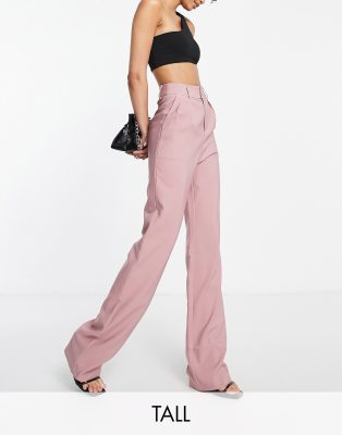 4th & Reckless Tall - Pantalon de costume large - Vison | ASOS