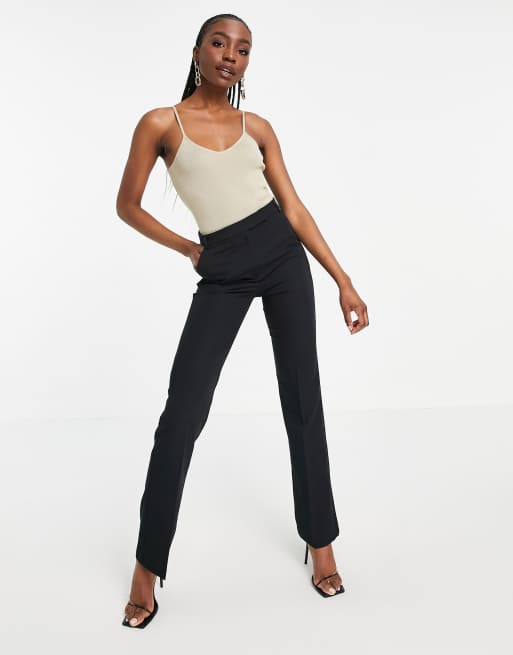 4th & Reckless Tall - Sandfarvet strikket bodystocking, 4 af 4