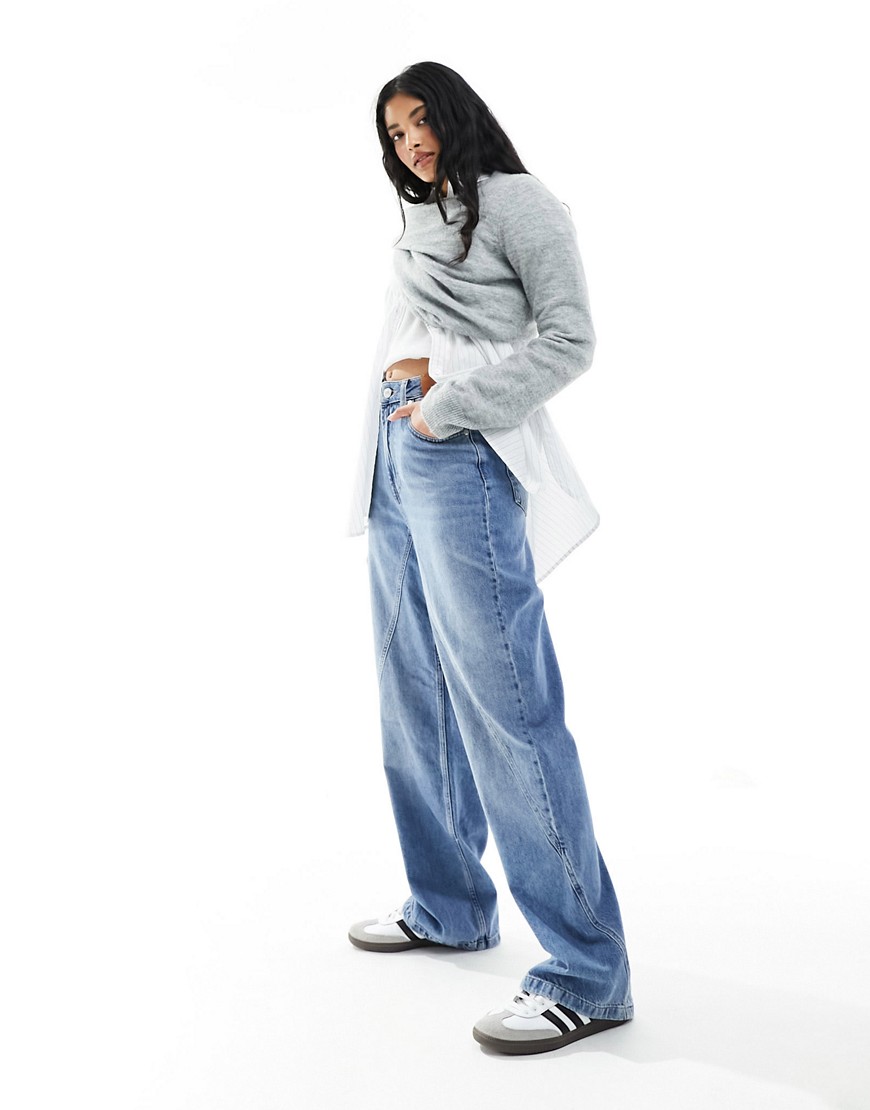 4th & Reckless wide leg jeans...