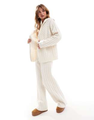 トップス ANDMARY Leo hood knit set ivory ANDMARY Leo hood knit set ivory