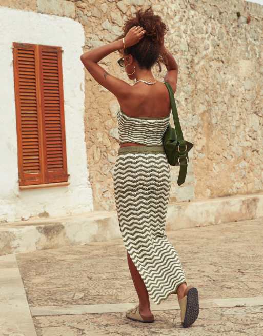 4th & Reckless x Amaka Hamelijnck Island crochet skirt in
