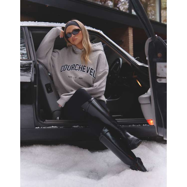 4th & Reckless x Felicia Wedin Apres Ski Courchevel logo hoodie in