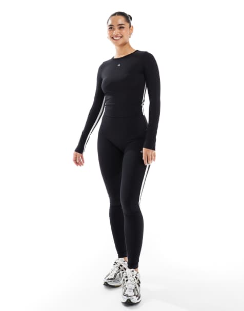 4th & Reckless x Felicia Wedin - Indra Active Apres Ski - Coordinato con top e leggings nero con profili a contrasto - view 1