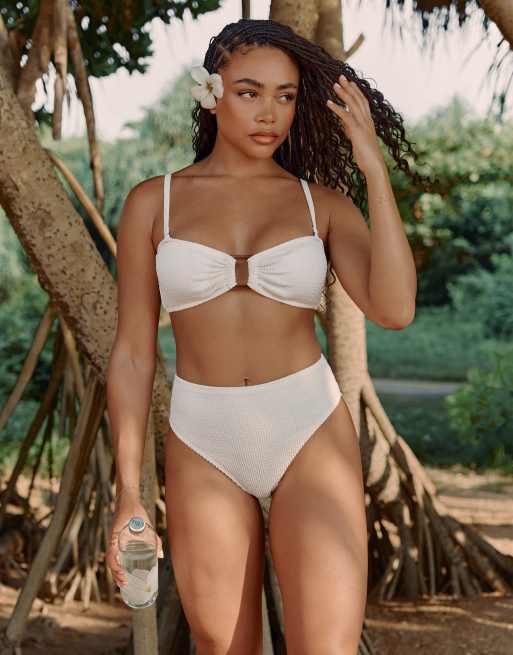 Plain white bikini bottoms online