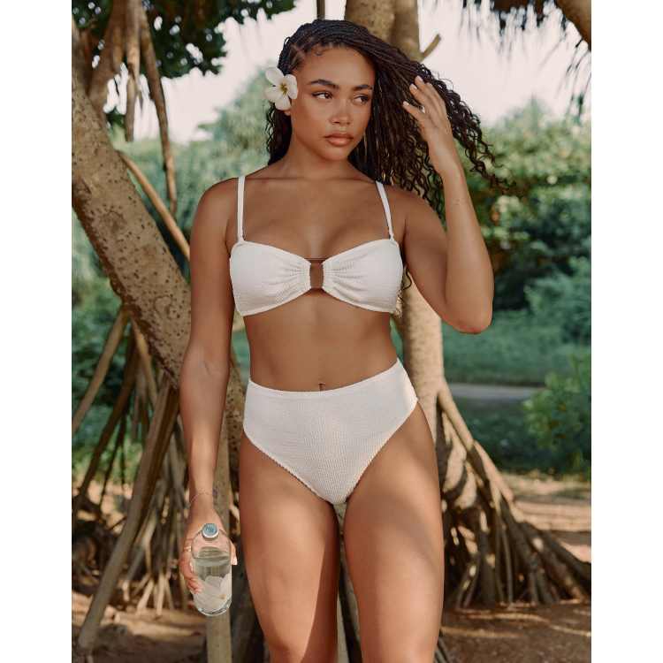 4th & Reckless x Loz Vassallo lulu crinkle high waist bikini