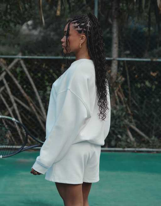 4th & Reckless x Loz Vassallo Mirissa oversized sweatshirt in cream