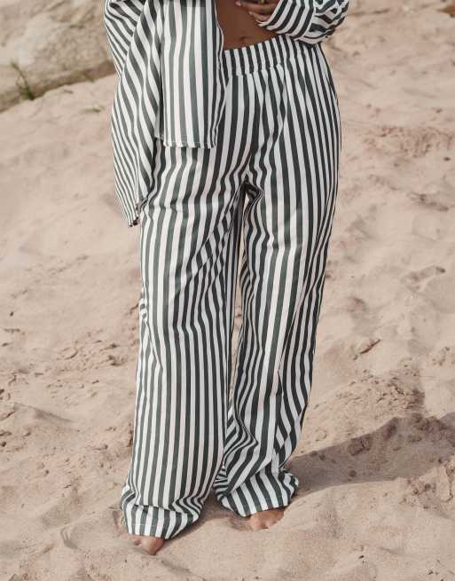 洋楽 Walkin' Large / side Pictures 4th & Reckless x Loz Vassallo rio oversized stripe linen