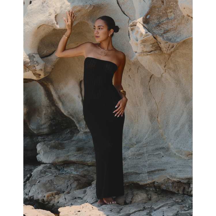 4th & Reckless x Luana Barron emily crochet maxi bandeau