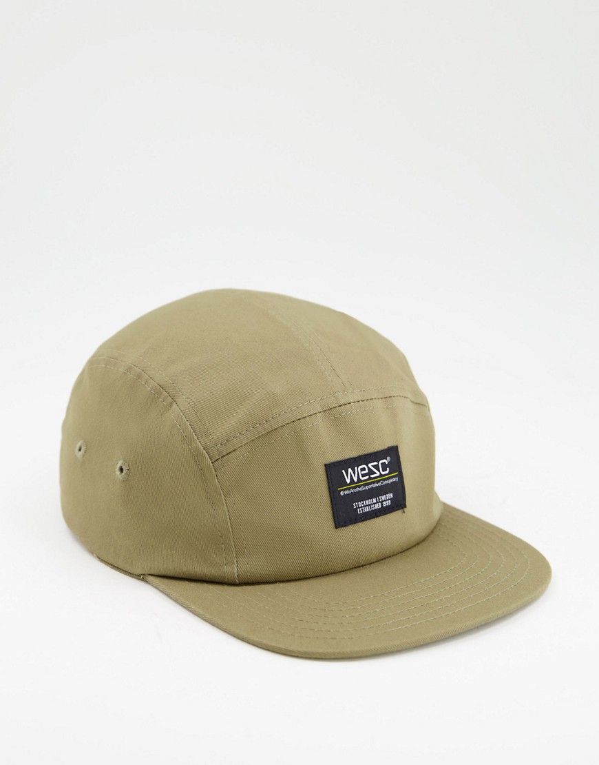 фото 5-панельная кепка wesc solid camper-зеленый цвет