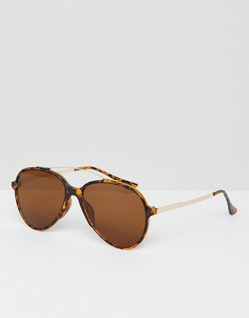 7X Animal Print Sunglasses With Wire Detail