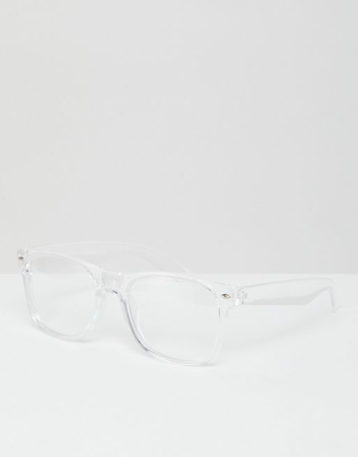 7X Clear Frame Glasses | ASOS