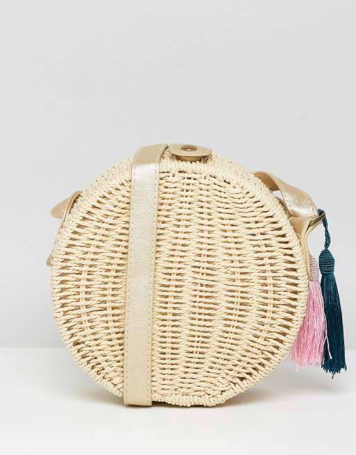 7X - Sac en paille forme circulaire