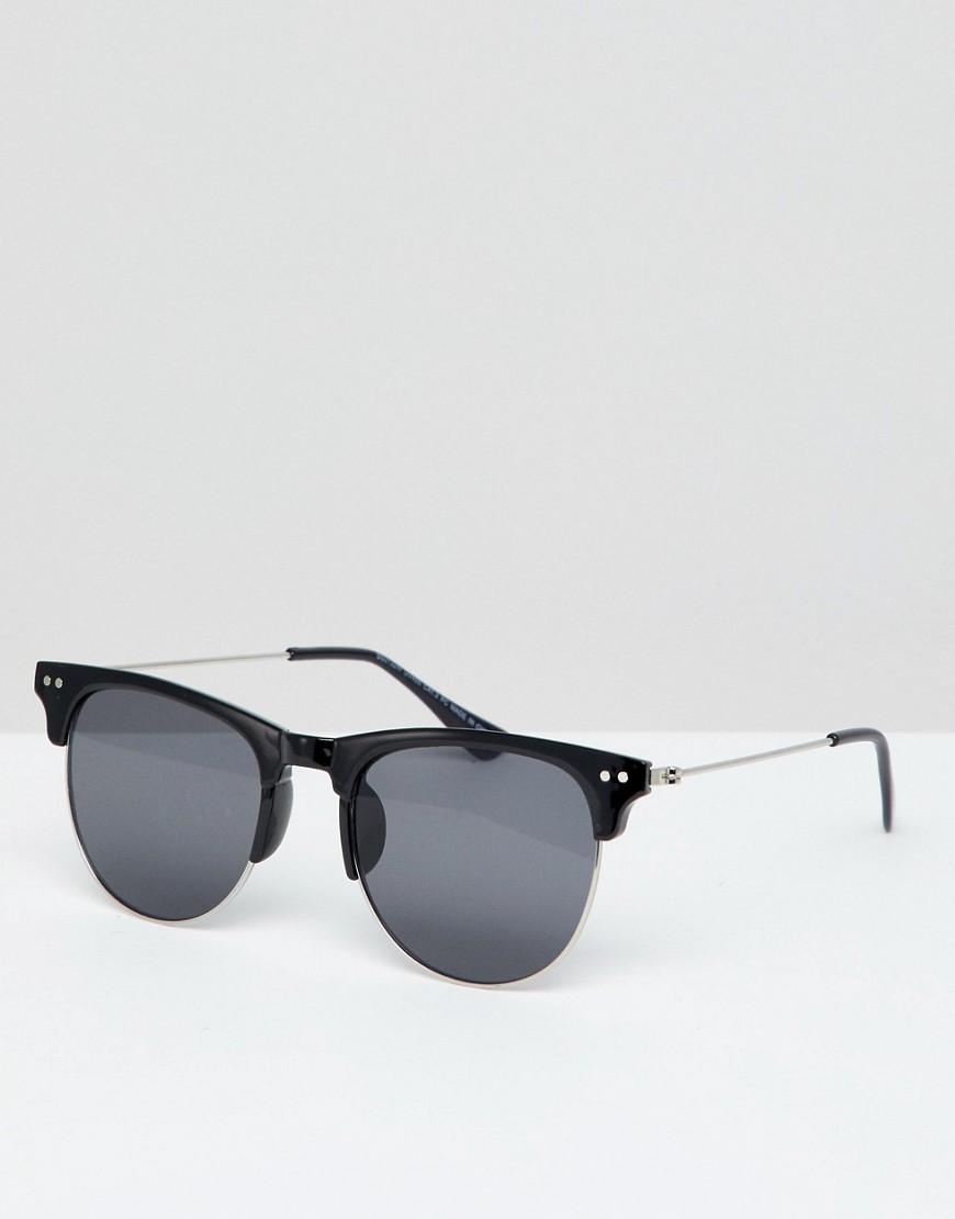 7x - Sorte retro-solbriller