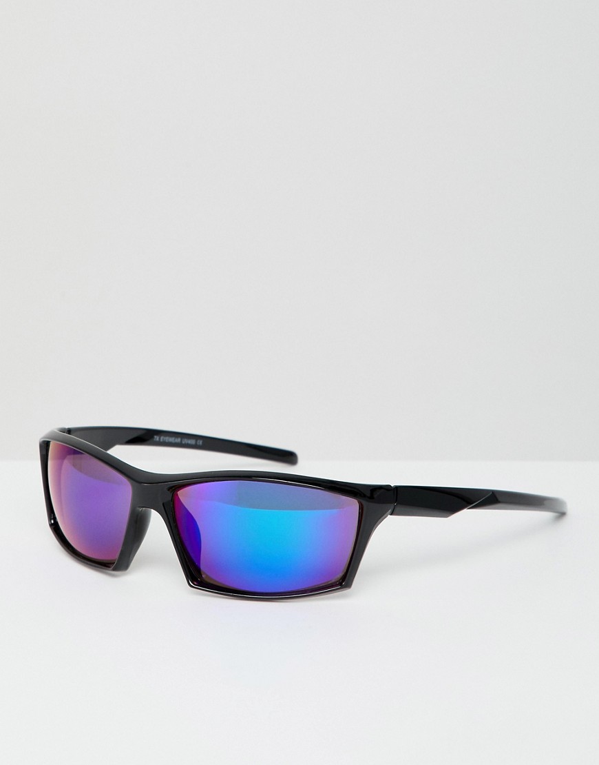 7X – Svarta solglasögon-Blå