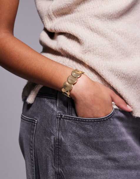 8 Other Reasons 18kt gold plated circle bracelet - view 1