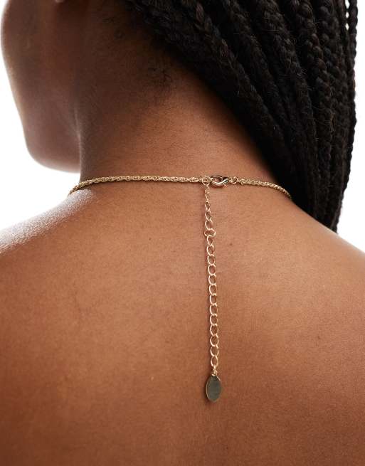 8 Other Reasons chunky cross necklace in gold plated, 4 of 4