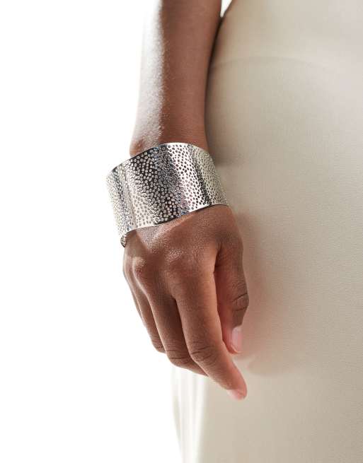 8 Other Reasons - Chunky rhodiumbelagt armring, 4 af 4