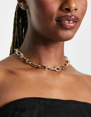 8 OTHER REASONS OFF THE CHAIN CHOKER NECKLACE IN GOLD