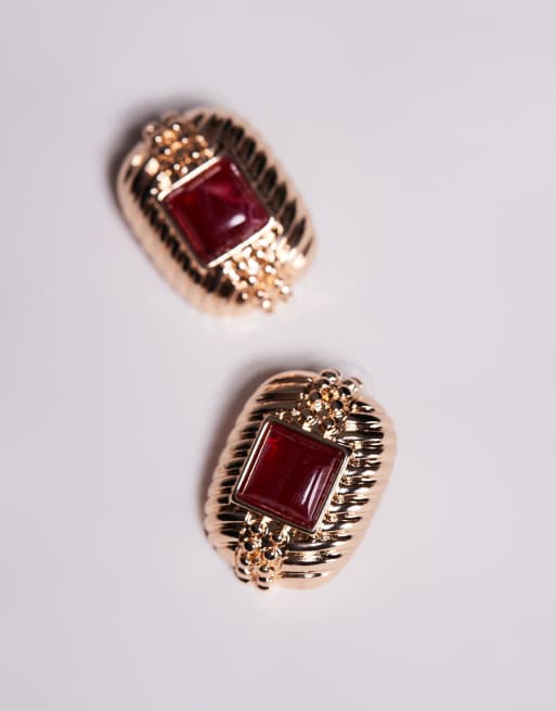 8 Other Reasons – Ohrringe in Goldoptik mit Vintage-Flair, 3 von 3