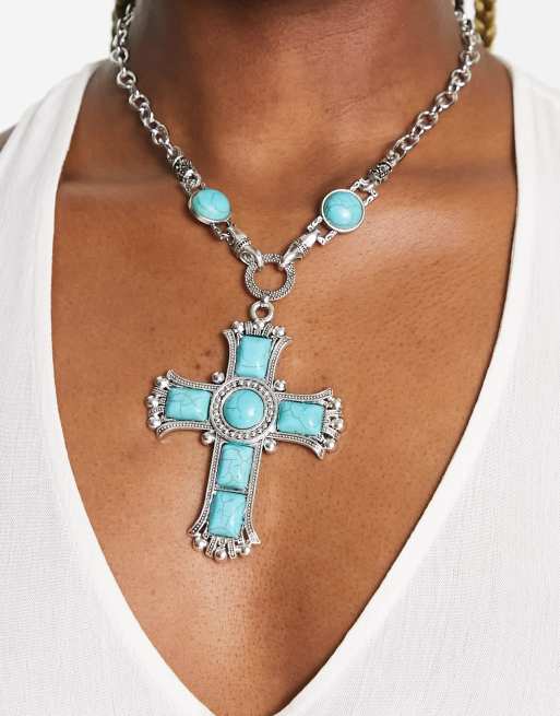 Turquoise hot sale cross jewelry