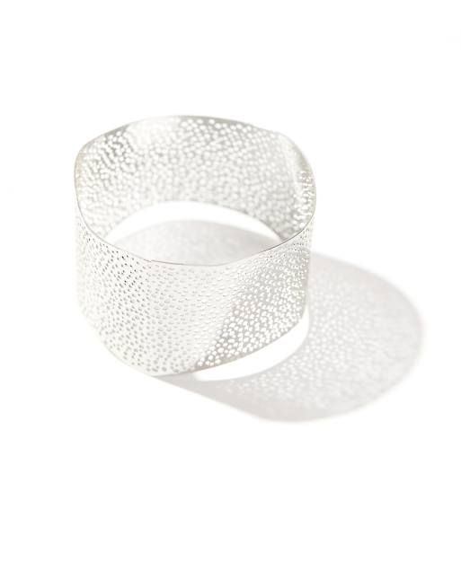 8 Other Reasons – Rodiumpläterat, brett manschettarmband, 2 av 4
