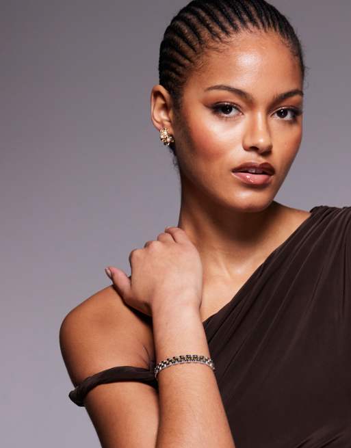 8 Other Reasons – Zweifarbiges Vintage-Armband mit 18-Karat-Vergoldung und Uhrenarmband-Design