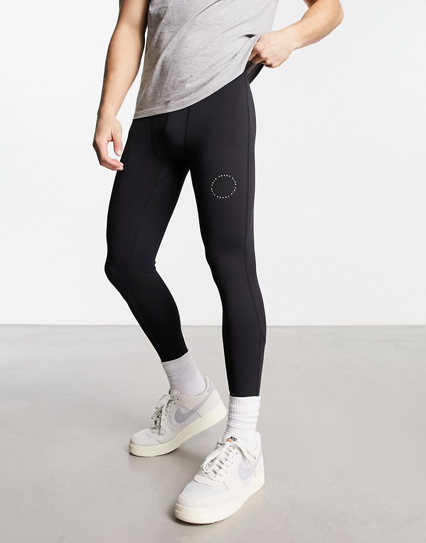 A Better Life Exists Active compression leggings in black