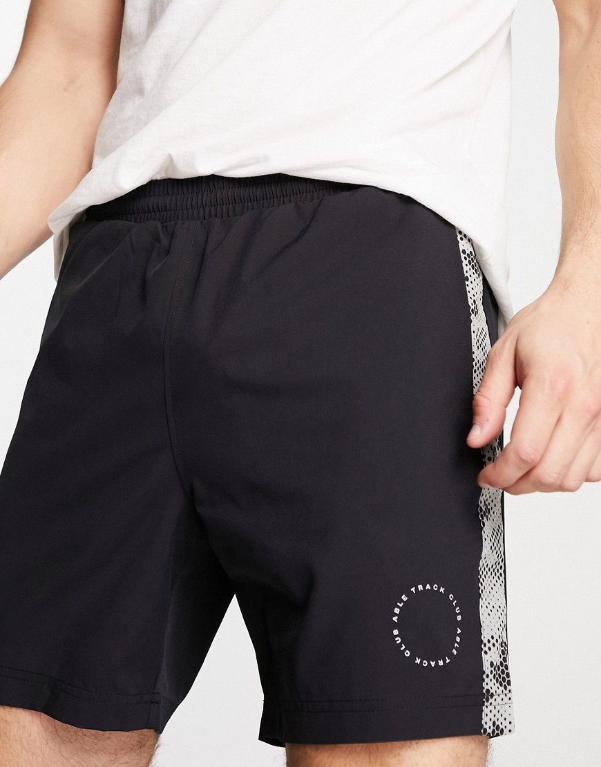 A Better Life Exists Active shorts in black