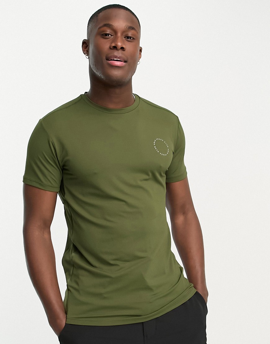 A Better Life Exists Active t-shirt in khaki-Green