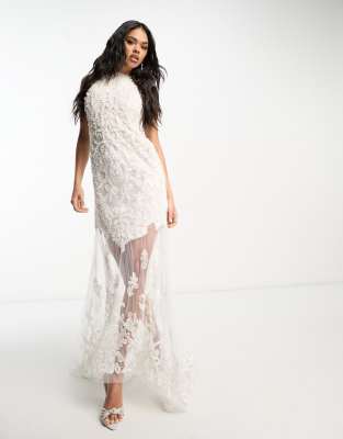 white sheer star dress