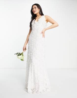 A star is born embellished prom outlet maxi dress with plunge front in multi