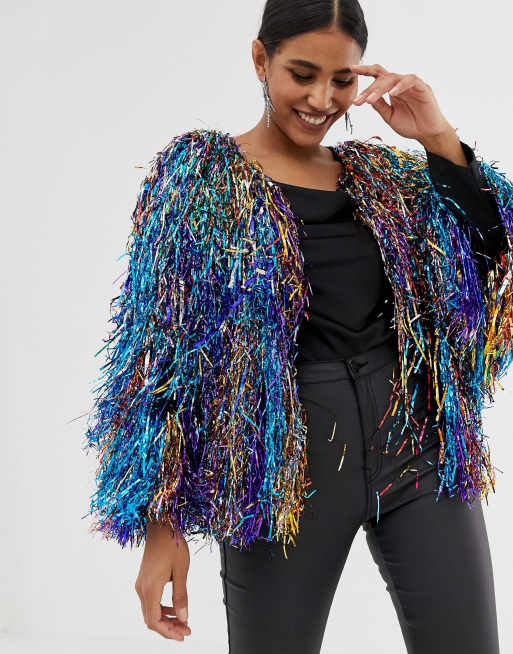 A Star Is Born tassel jacket in multi